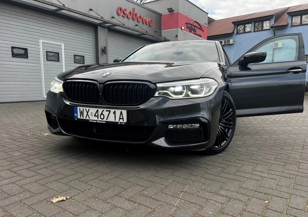 BMW Seria 5 cena 135000 przebieg: 229931, rok produkcji 2018 z Józefów małe 379